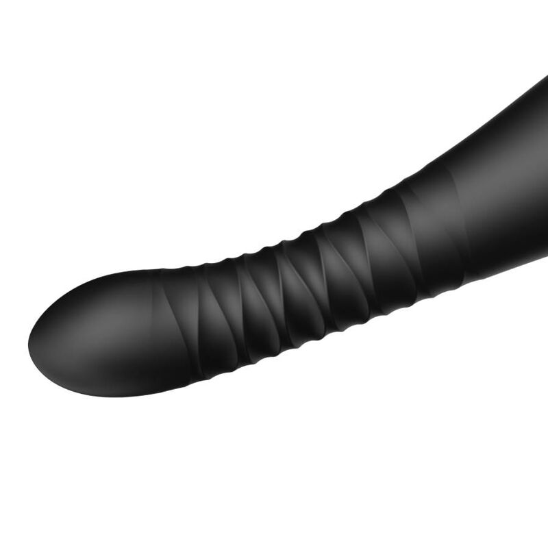Vibratore Thrusting Zalo King — Silicone, Nero