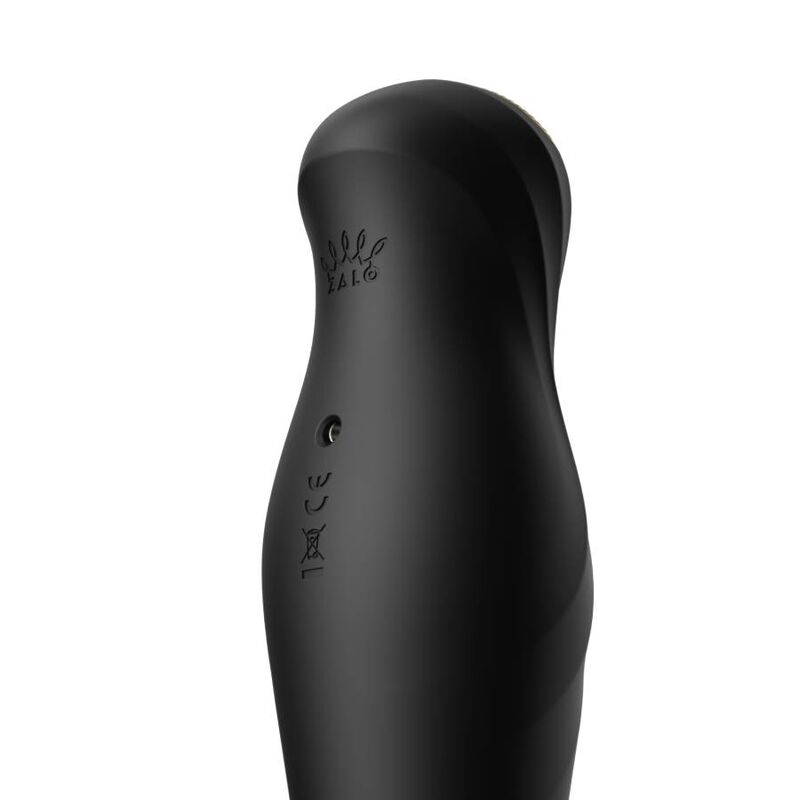 Vibratore Thrusting Zalo King — Silicone, Nero