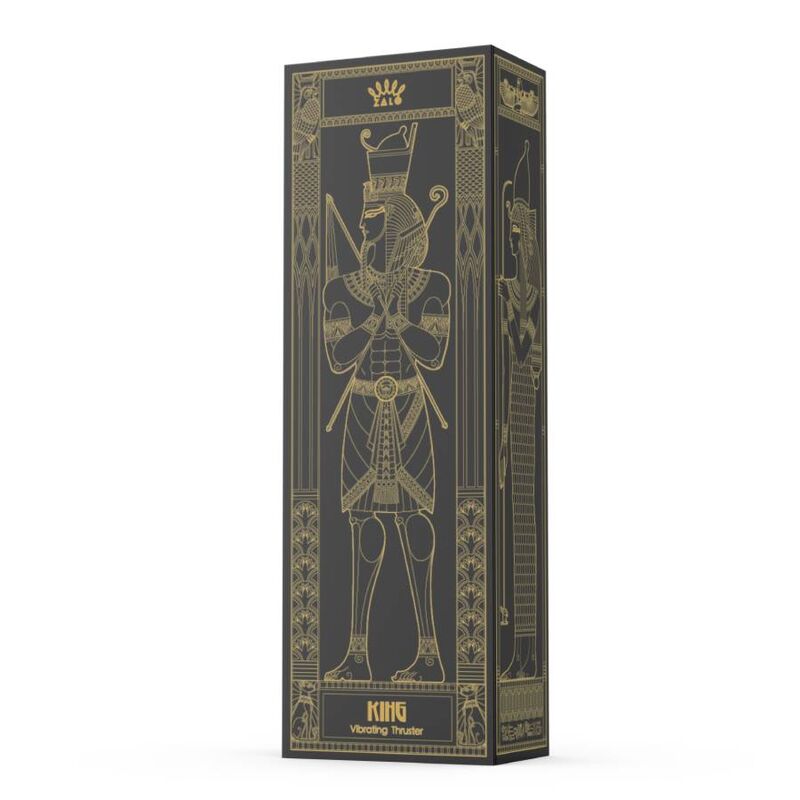 Vibratore Thrusting Zalo King — Silicone, Verde
