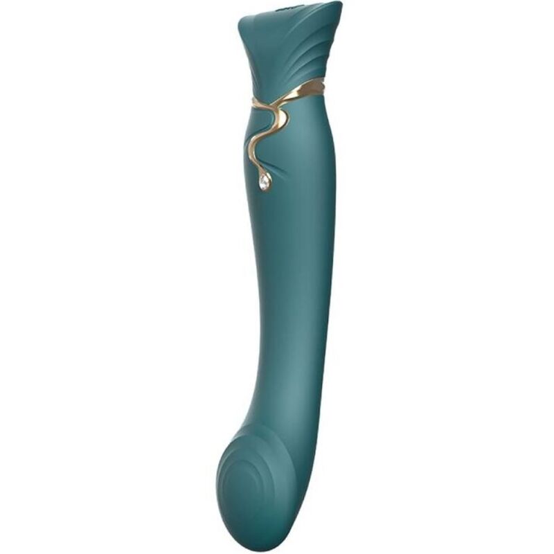 Vibratore Punto G Zalo Queen PulseWave — Verde