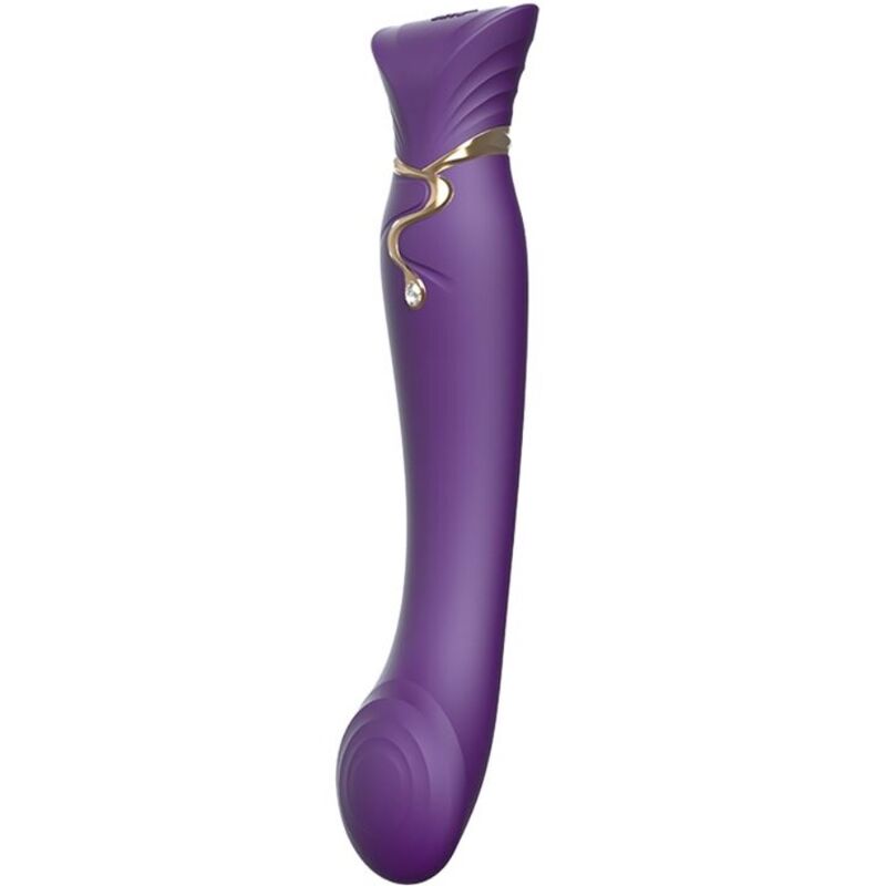 Vibratore Punto G PulseWave Zalo Queen — Viola