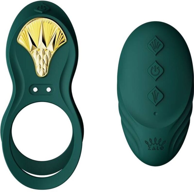 Anello Fallico Vibrante Zalo Bayek — 8 Modalità, Verde