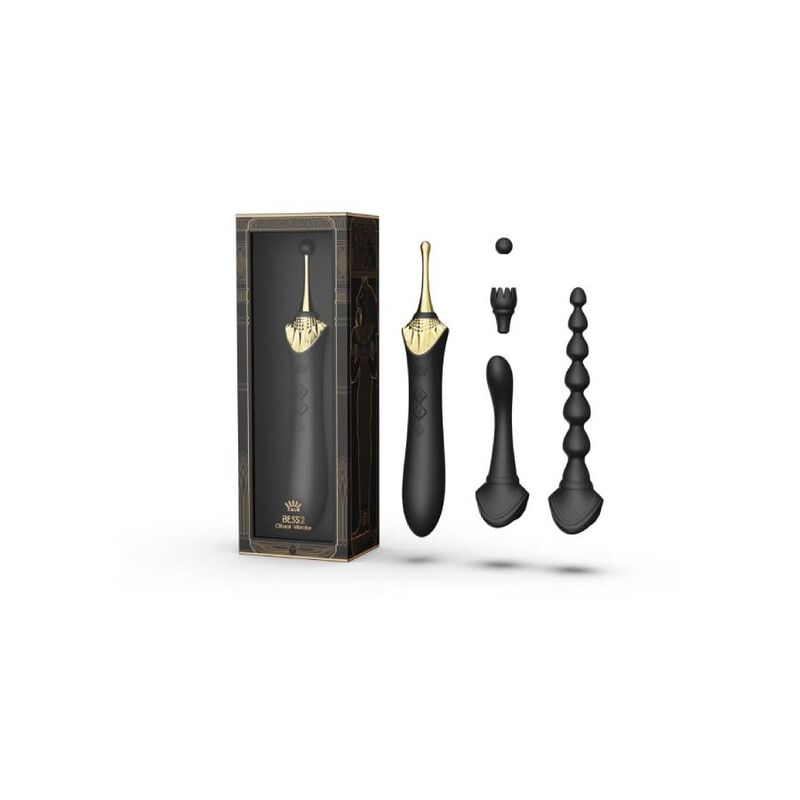 Vibratore Clitoride Zalo Bess 2 — con Riscaldamento, Nero