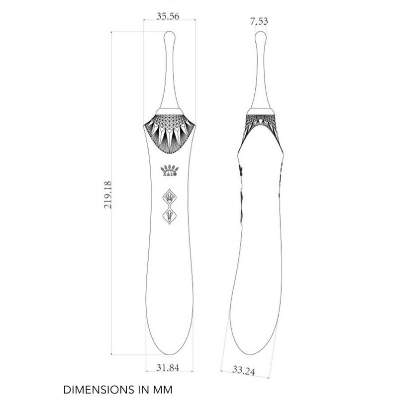 Vibratore Clitoride Riscaldante Zalo Bess 2 — Viola