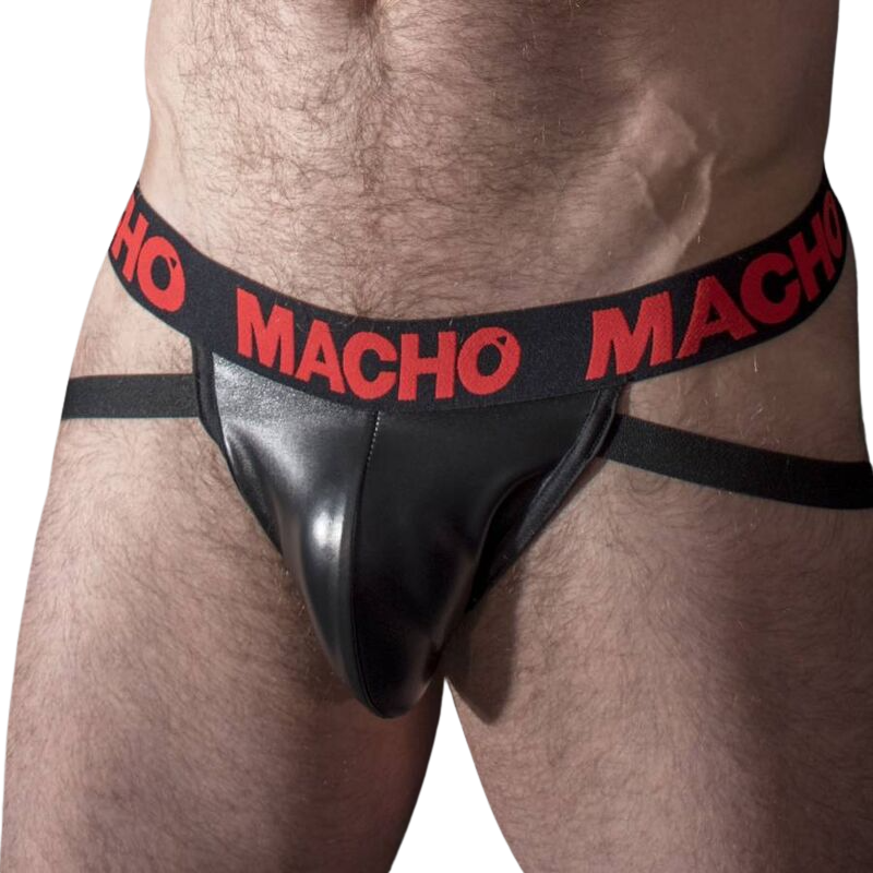 Jockstrap Fetish Similpelle Macho MX25RC — Rosso, Taglia L