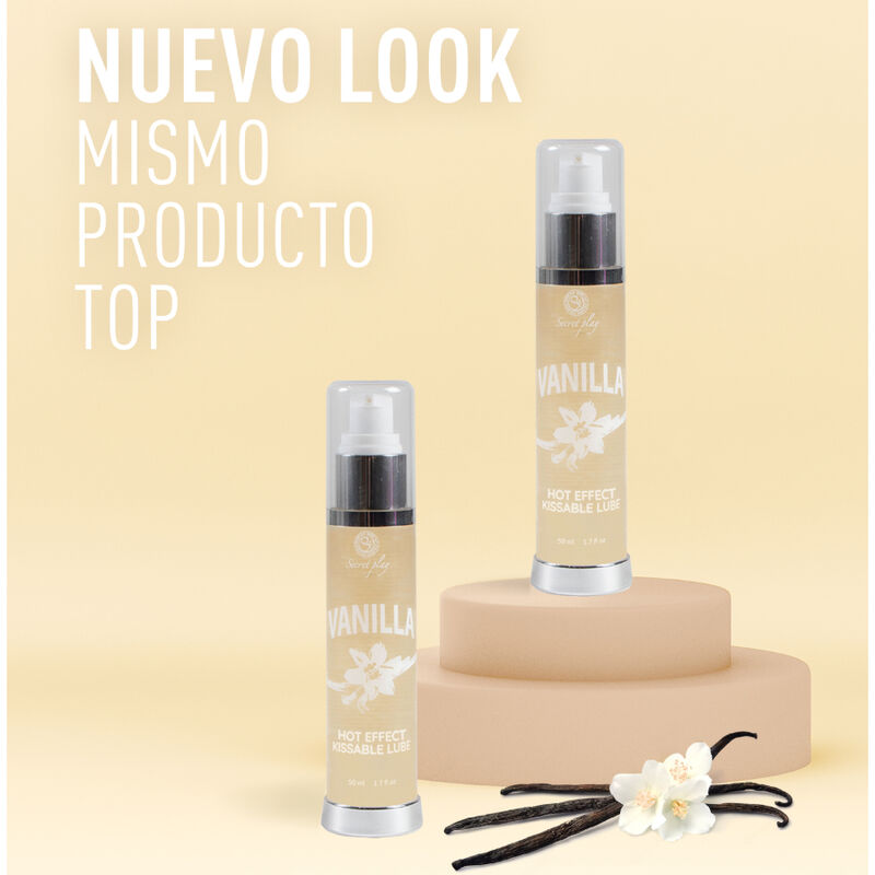 Olio da Massaggio Erotico Effetto Calore Secretplay — Vaniglia 50 ml