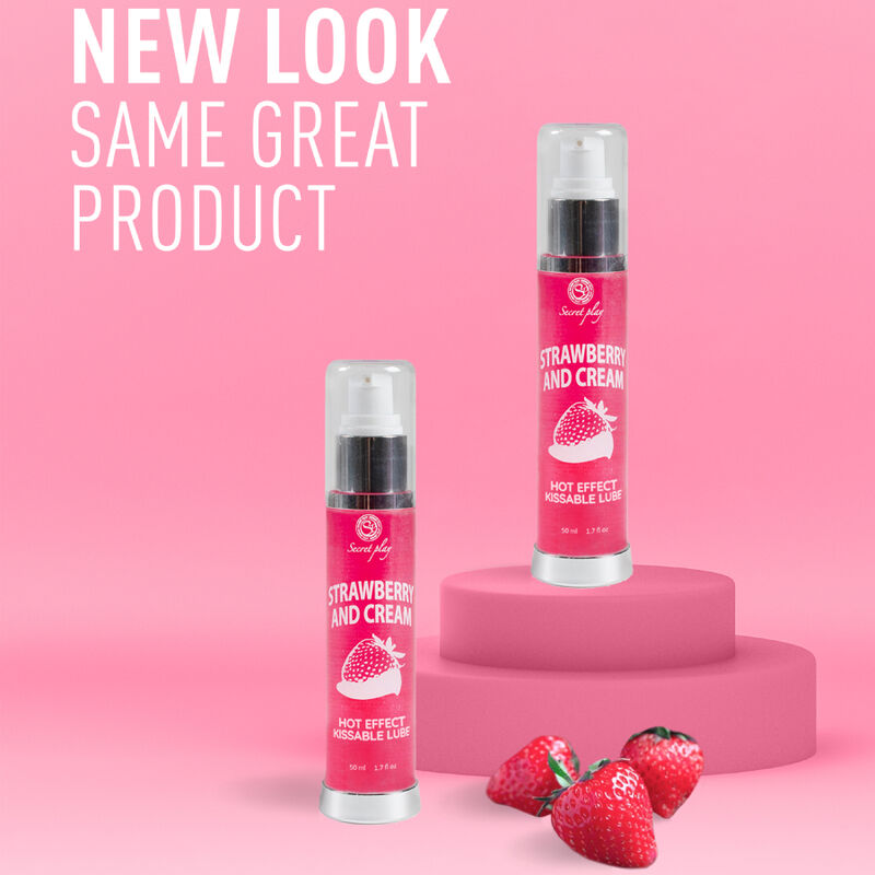 Lubrificante Effetto Calore Fragola Secretplay — 50 ml