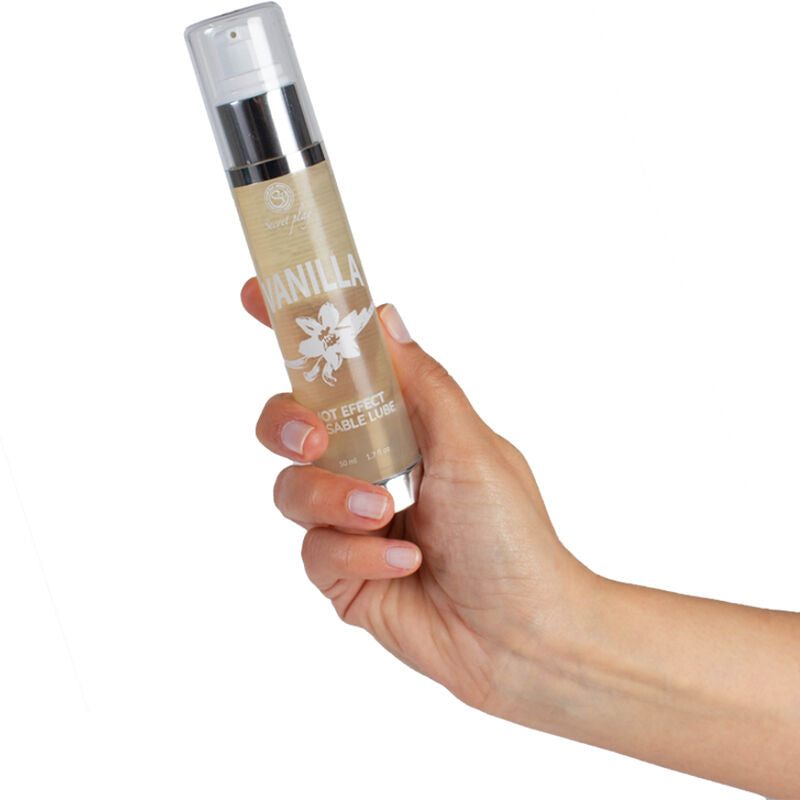 Olio da Massaggio Erotico Effetto Calore Secretplay — Vaniglia 50 ml