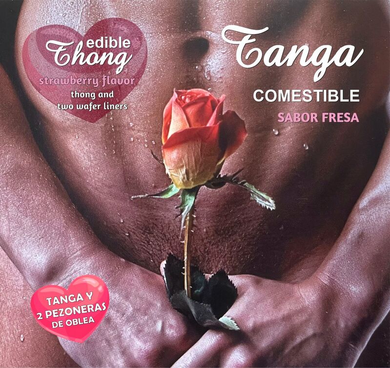 Perizoma Commestibile alla Fragola Hotflowers — con Capezziere