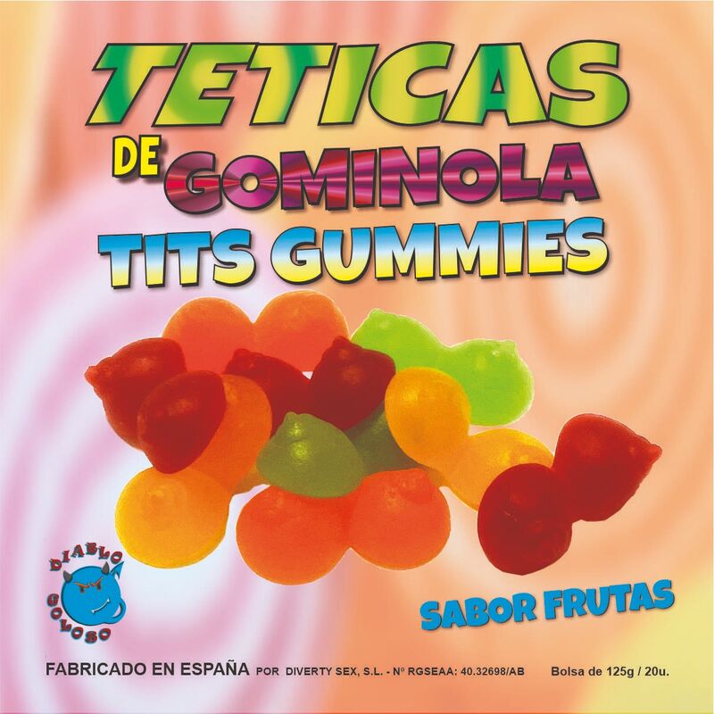 Caramelle Gommose Erotiche Diablo Goloso Tettarelle — Assortite