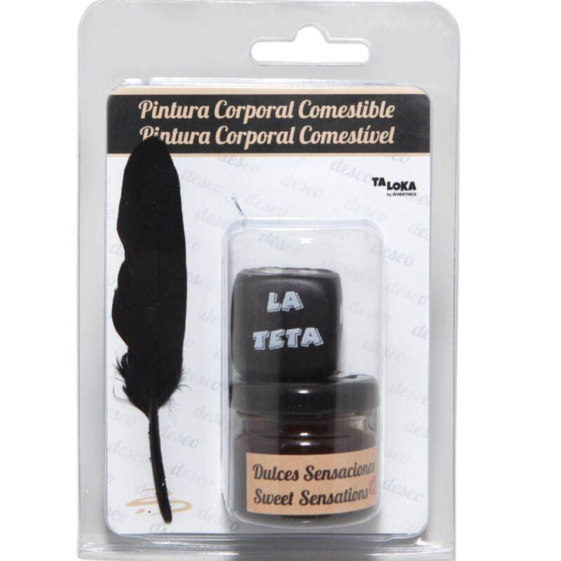 Kit Erotico Corpo Vernice al Cioccolato Taloka — Pennello e Dadi