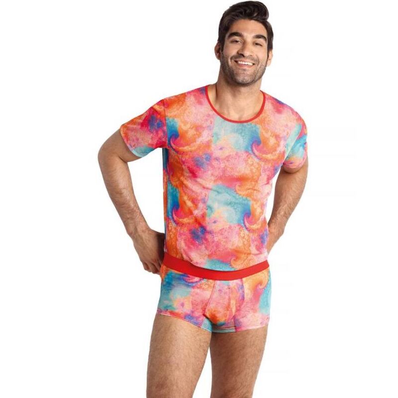 T-Shirt Sexy Uomo Anais Men Falcon — Lycra Stampa Banane, Taglia S