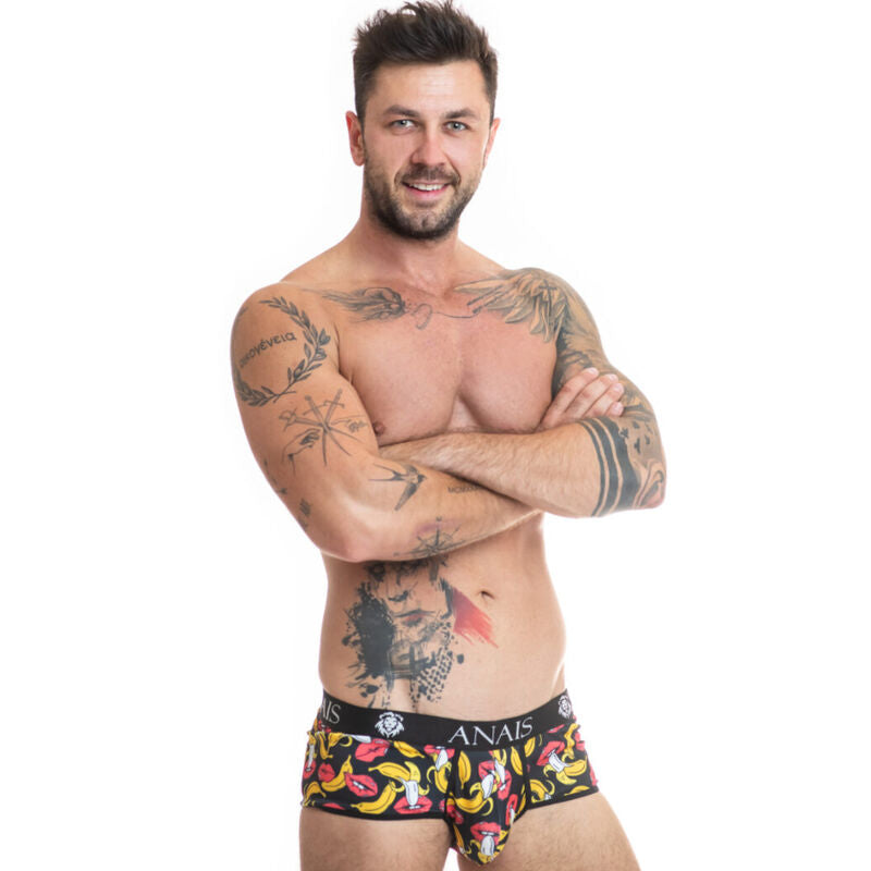 Slip Uomo Stampa Banana Anais Men — Lycra, Taglia L