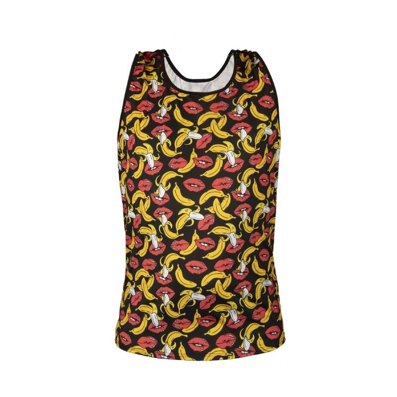 Top Sexy Uomo Lycra Anais Men Banana — Senza Maniche, XL