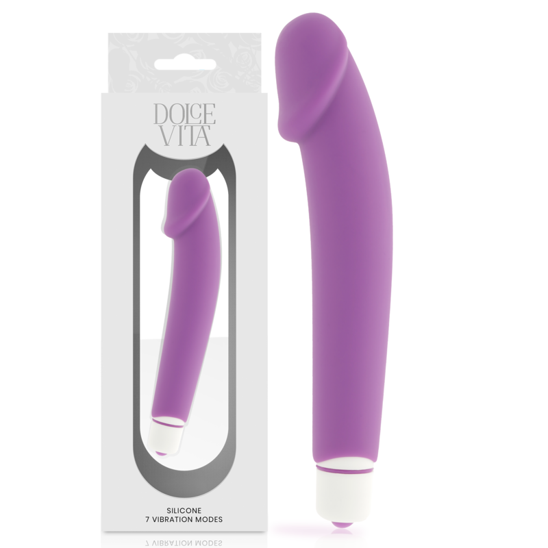 Vibratore Classico Dolce Vita Realistic — Silicone, 7 Modalità