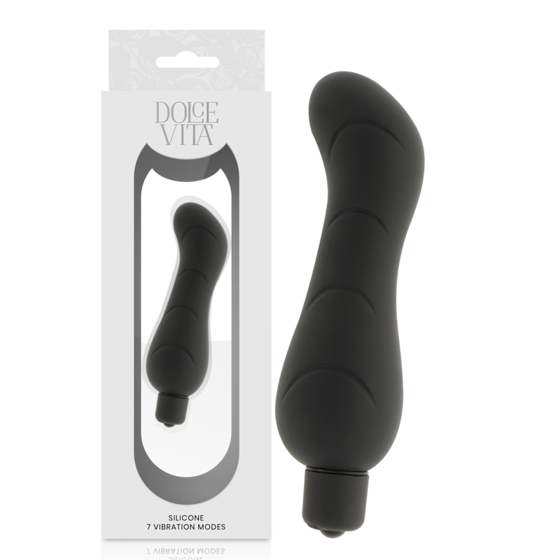 Vibratore Punto G Dolce Vita G-Spot — Silicone, 7 Modalità