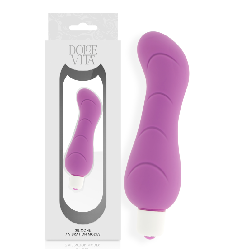 Vibratore Punto G Dolce Vita G-Spot — Silicone, 7 Modalità