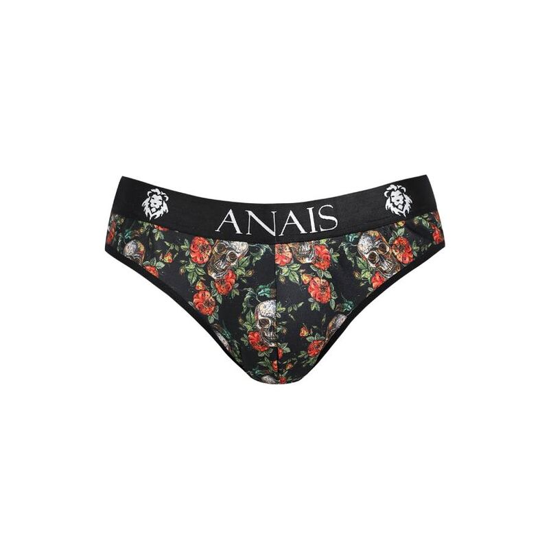 Slip Sexy da Uomo Anais Men Power — Modal Stampa Rose e Teschi