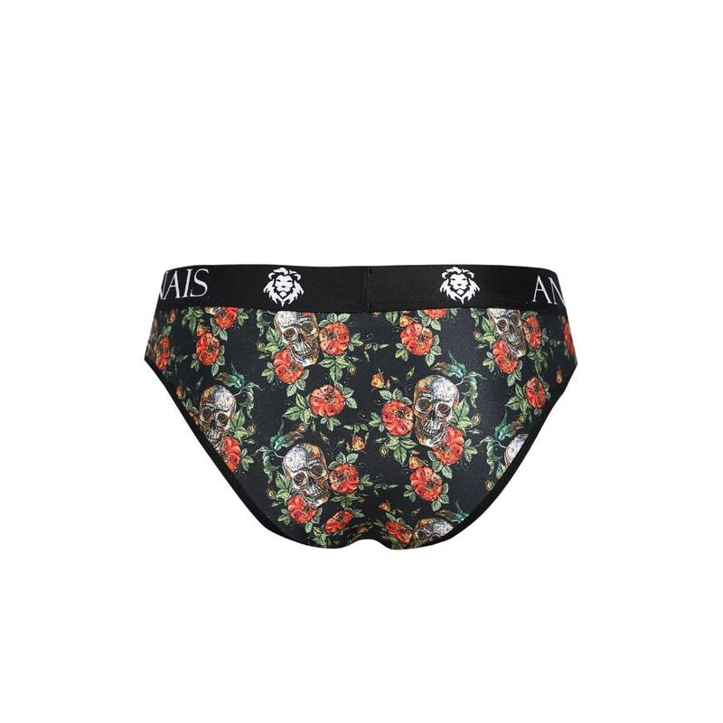 Slip Sexy da Uomo Anais Men Power — Modal Stampa Rose e Teschi