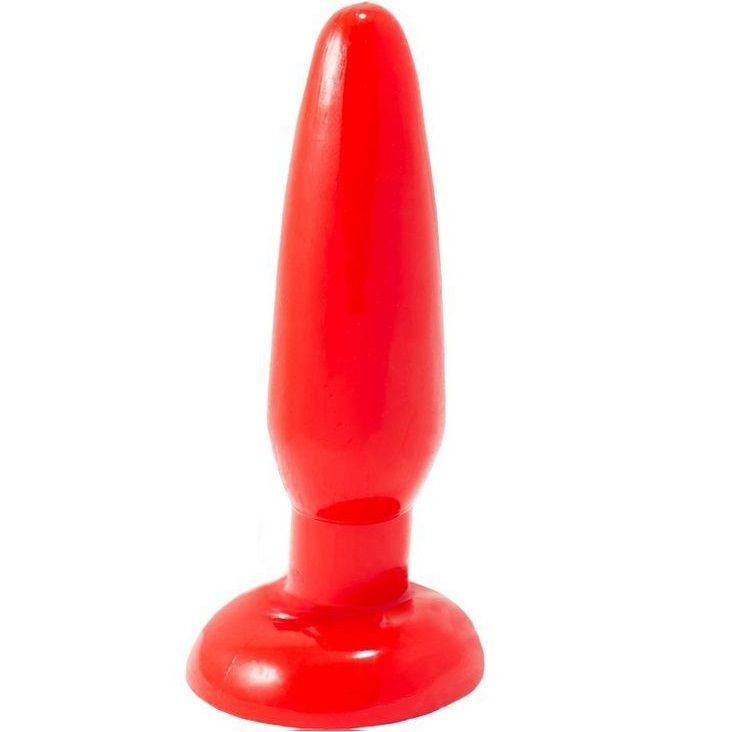 Plug Anale con Ventosa Baile — Gelatina 15 cm, Rosso
