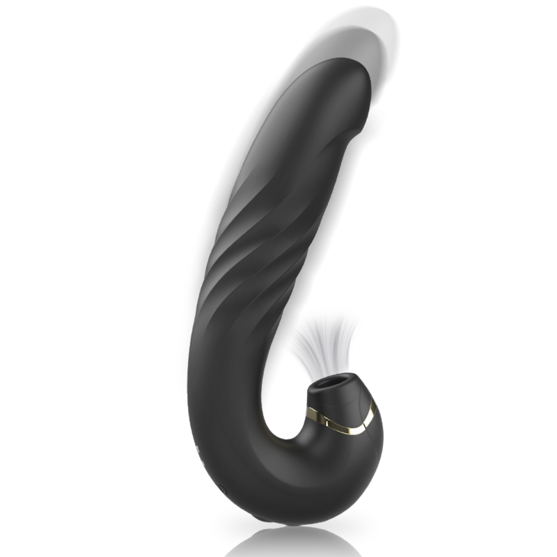 Vibratore Rabbit Succhia Clitoride Ibiza Up&Down — Silicone