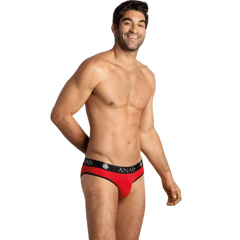 Slip Sexy da Uomo Anais Men Soul — Microfibra, Rosso/Nero