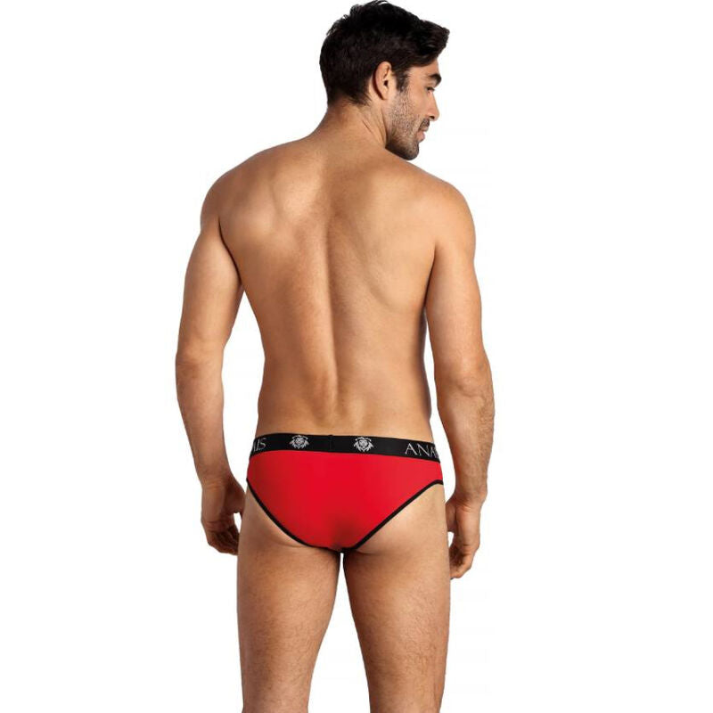 Slip Sexy da Uomo Anais Men Soul — Microfibra, Rosso/Nero
