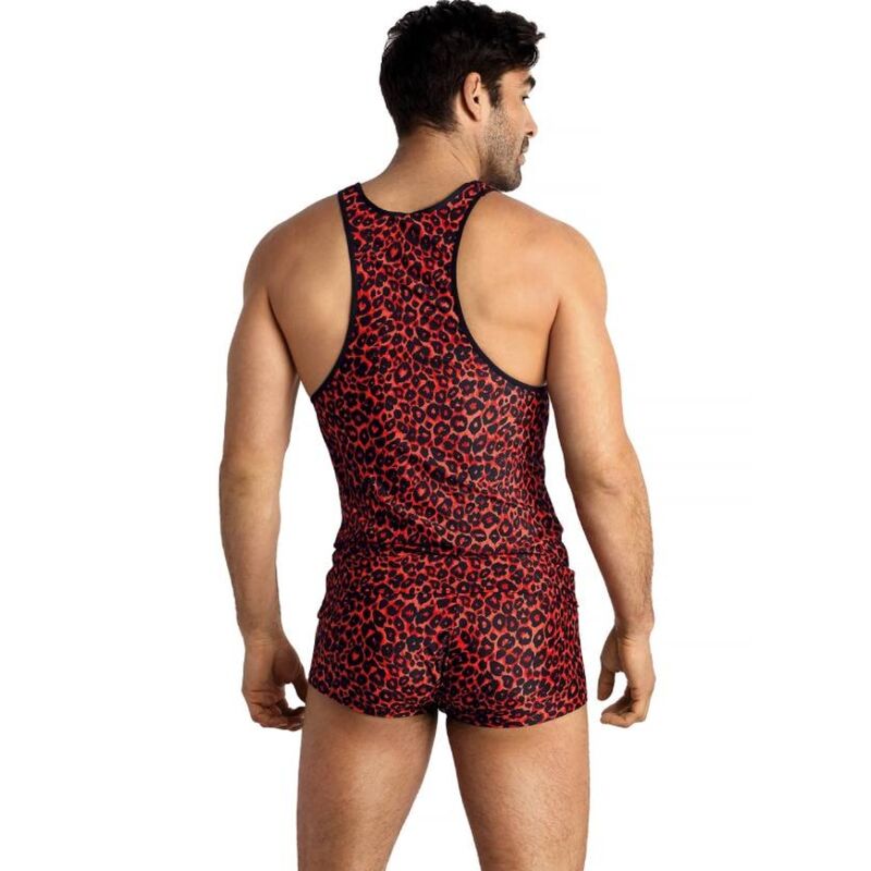 Top Senza Maniche Animalier Anais Men Tribal — Microfibra