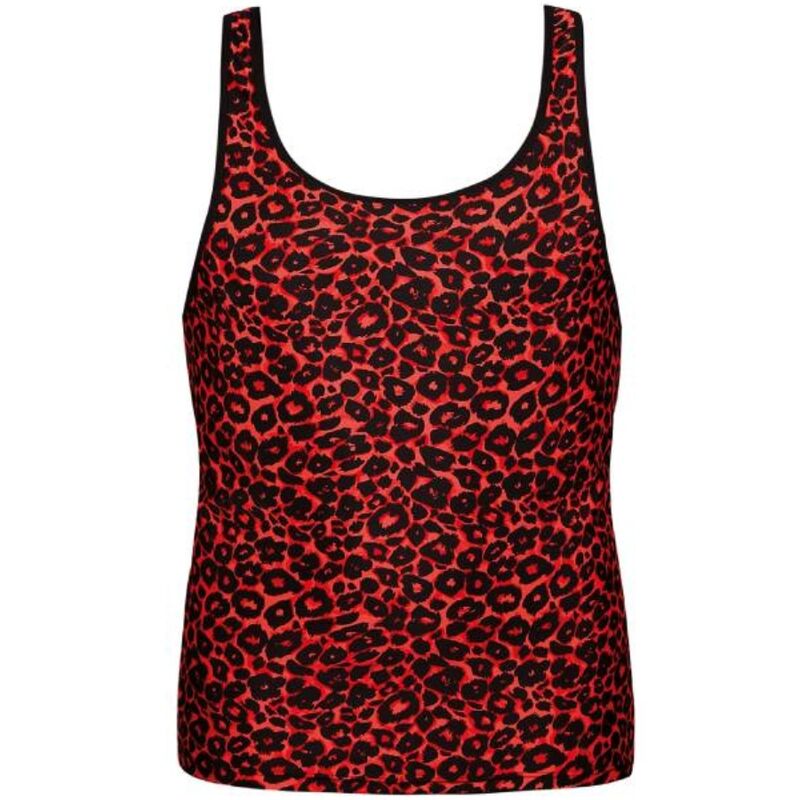 Top Senza Maniche Animalier Anais Men Tribal — Microfibra