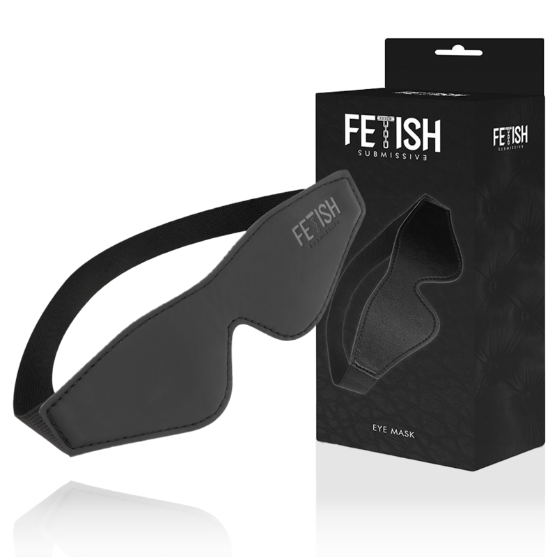 Maschera BDSM in Pelle Vegana Fetish Submissive — Fodera Neoprene