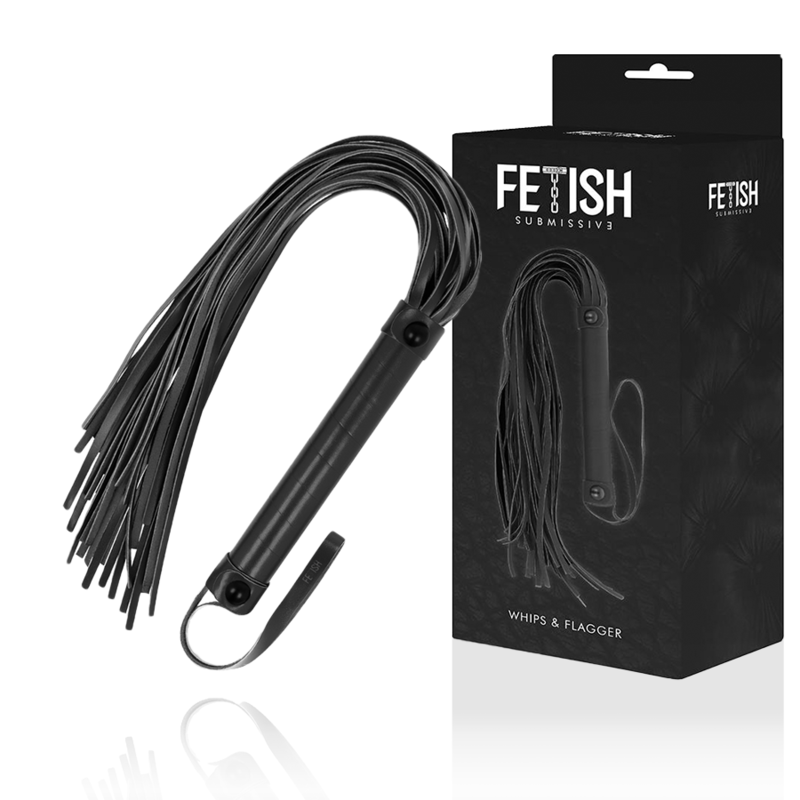 Frusta Bondage in Pelle Vegana Fetish Submissive — BDSM
