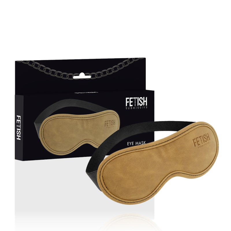 Maschera BDSM in Pelle Vegana Fetish Submissive Origin — Neoprene
