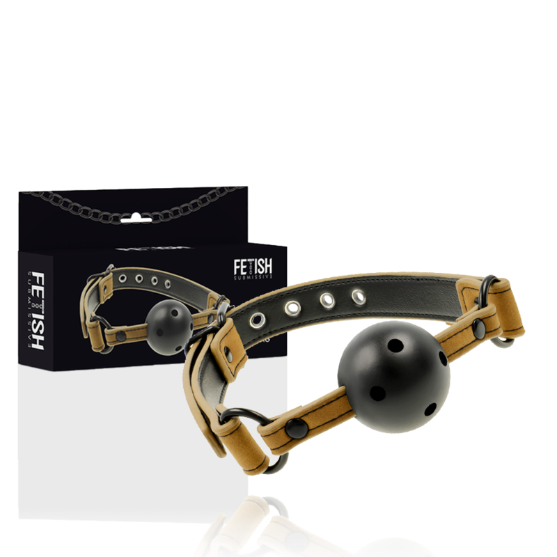 Bavaglio BDSM in Pelle Vegana Fetish Submissive Origin