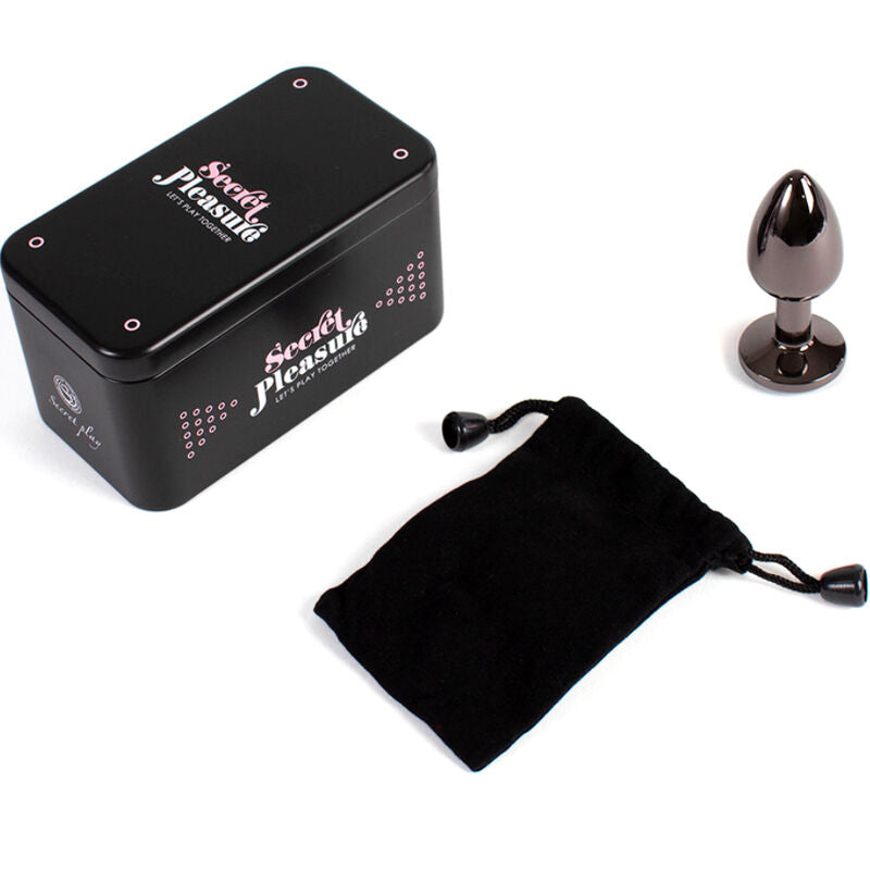 Plug Anale in Metallo Secretplay — Taglia S, 7 cm