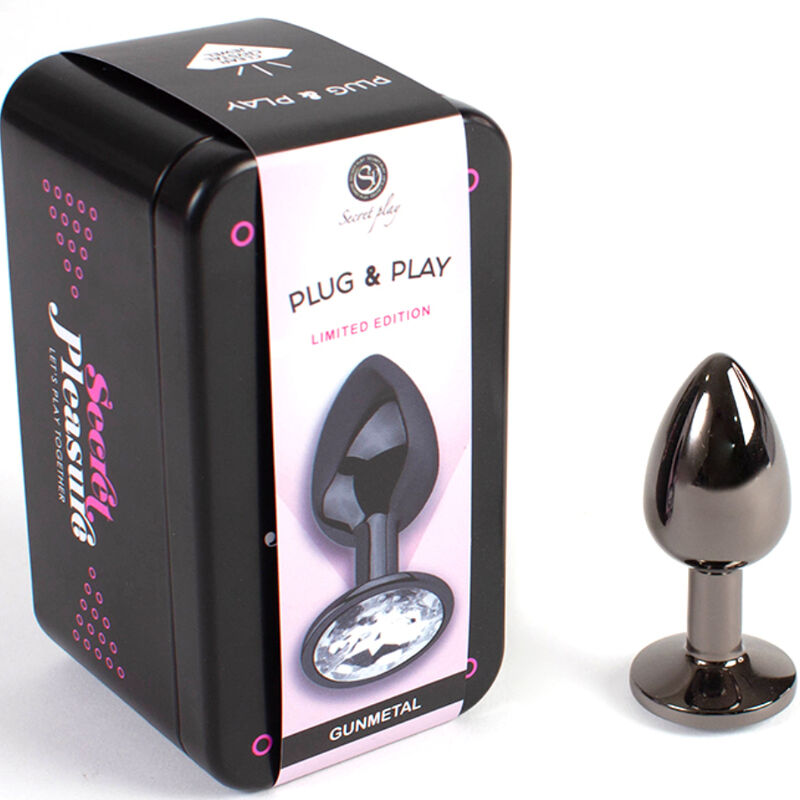 Plug Anale in Metallo Secretplay — Taglia S, 7 cm