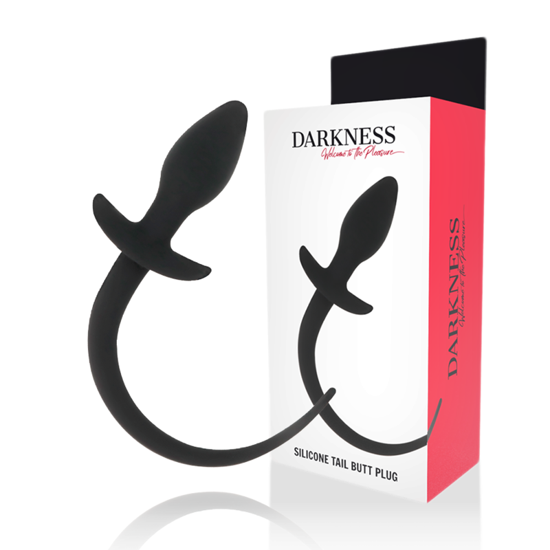Plug Anale Grande Darkness — Silicone Nero 28 cm
