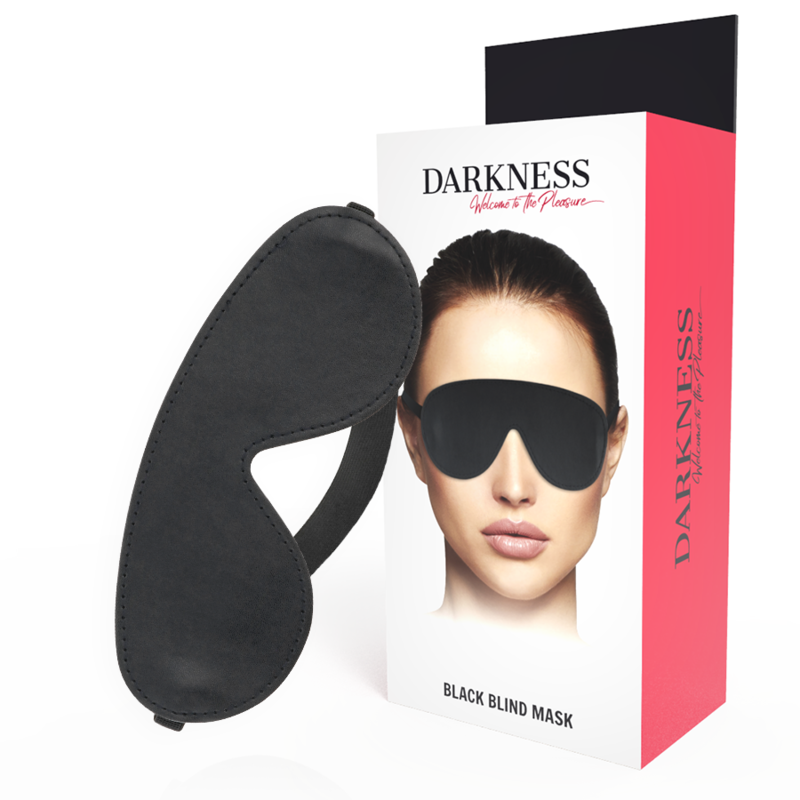 Benda per Occhi BDSM Darkness — PVC, Fascia Elastica Regolabile