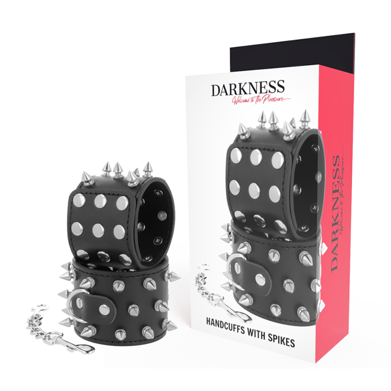 Manette BDSM con Teschi Darkness — Regolabili, Nere