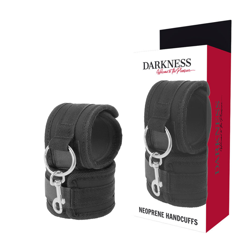 Manette BDSM in Neoprene Darkness — Regolabili, Morbide