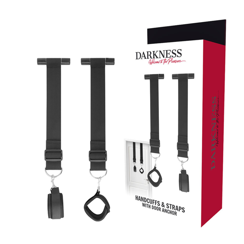 Manette Bondage da Porta Darkness — Cinghie Nylon Regolabili