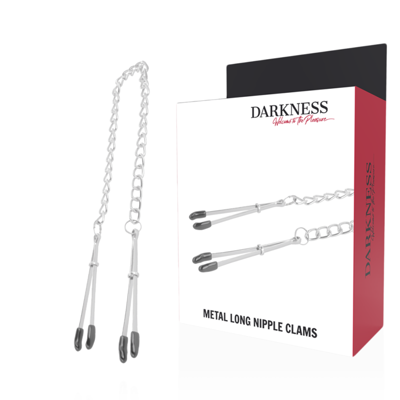 Morsetti per Capezzoli a Catena Darkness — Acciaio, Unisex