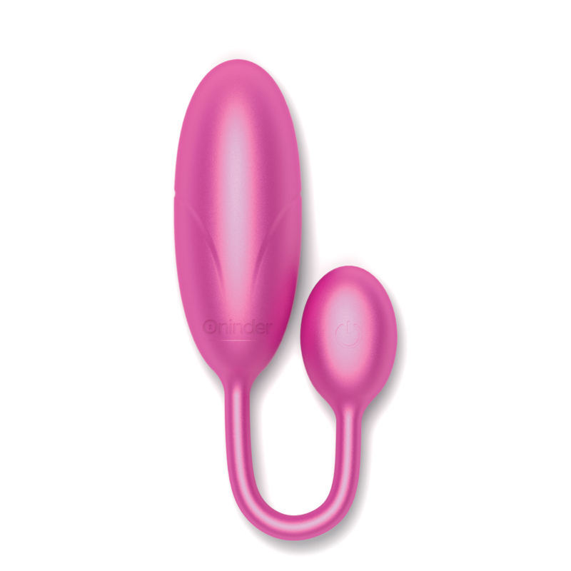 Uovo Vibrante con App Oninder Denver — Rosa, 7 cm