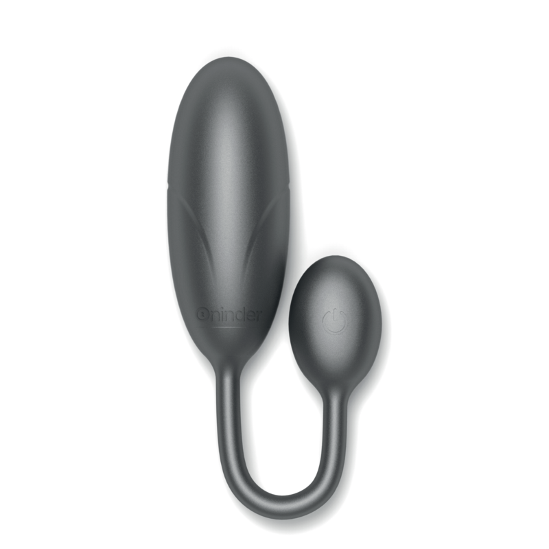 Uovo Vibrante con App Oninder Denver — Nero, 7 cm