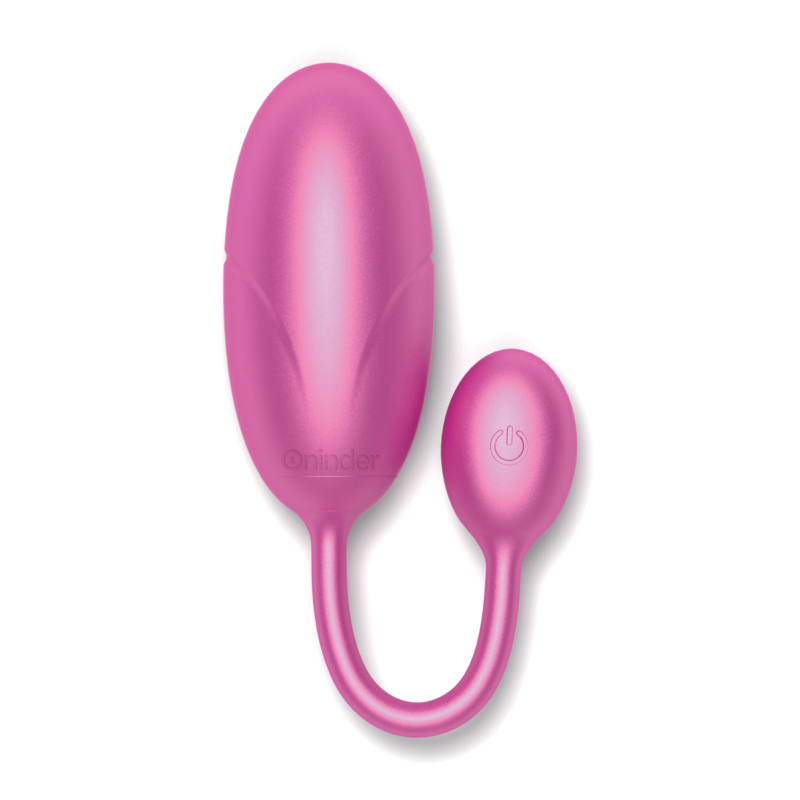 Uovo Vibrante con App Oninder Tokyo — Rosa, 7,5 x 3,2 cm
