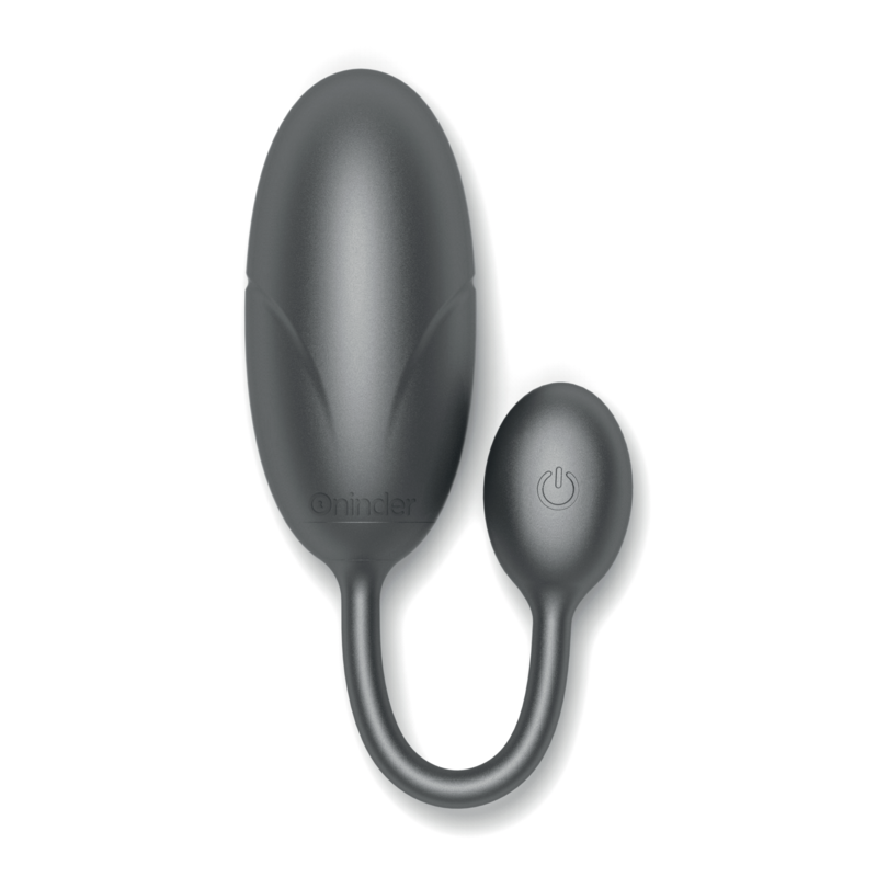 Uovo Vibrante con App Oninder Tokyo — 7,5 x 3,2 cm, Nero