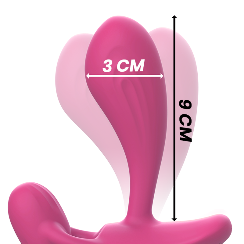 Plug Anale Vibrante con Telecomando Intense Shelly — Rosa