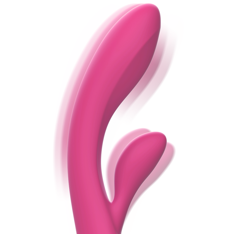 Vibratore Rabbit Punto G e Clitoride Intense Luigi — Rosa