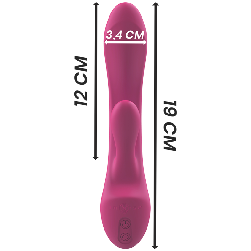 Vibratore Rabbit Punto G e Clitoride Intense Luigi — Rosa