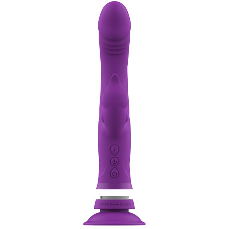 Vibratore Rabbit Triplo Motore Intense Casanova — Silicone, Viola