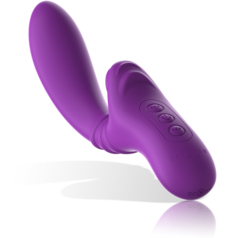 Vibratore Flessibile con Lingua Intense Harry — Viola